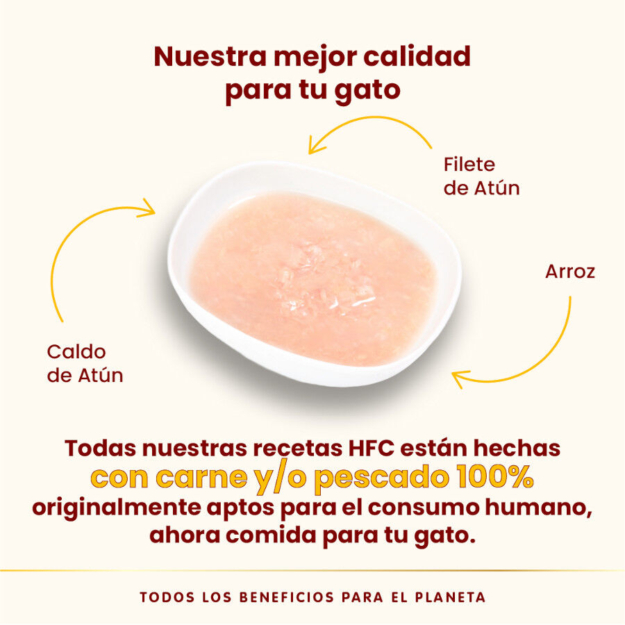 50 g Almo Nature HFC Hydration Help Filet de At&uacute;n Con Caldo sobre para gatos, , large indicador imagen numero 3